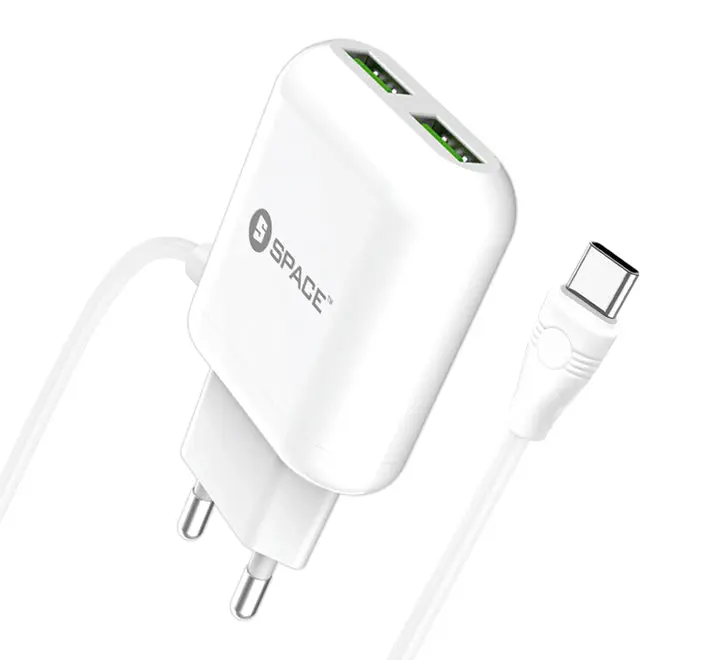 Type-C USB Cable Wall Charger - Image 1