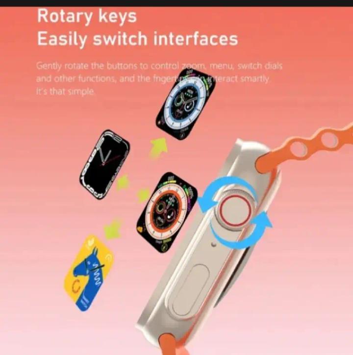 Ultra Smart Watch Bundle with 7-in-1 Interchangeable Straps - Image 2