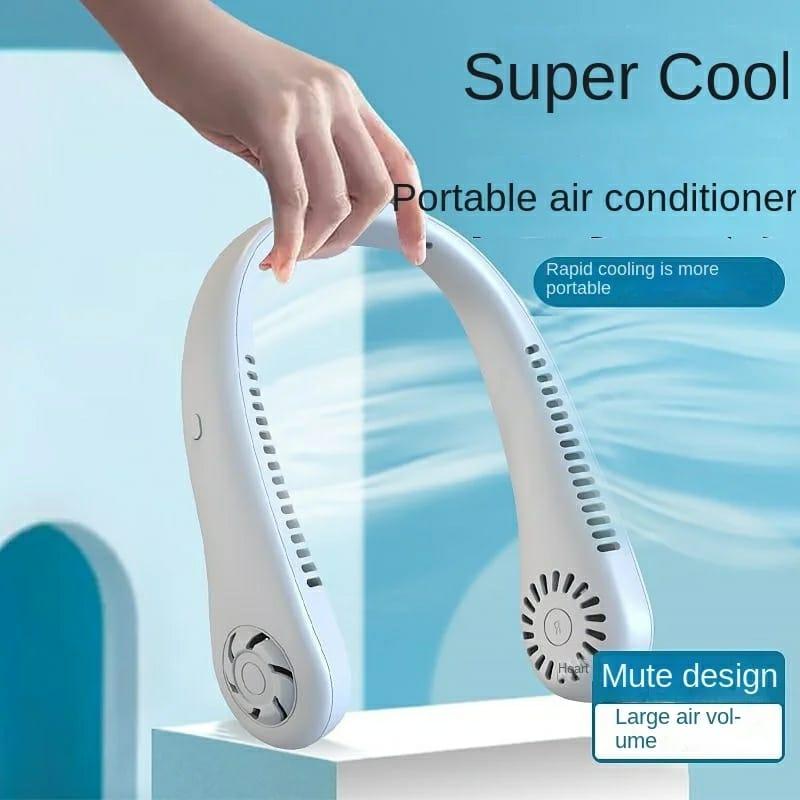 Portable Bladeless Neck Cooler – Hands-Free 360° Airflow USB Rechargeable Neck Fan for Indoor & Outdoor Use ~ 1200 mAh - Image 5